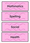 Pastel Subject Labels | Classroom Drawer & Book Tub Labels | Editable Teacher Organisation Labels