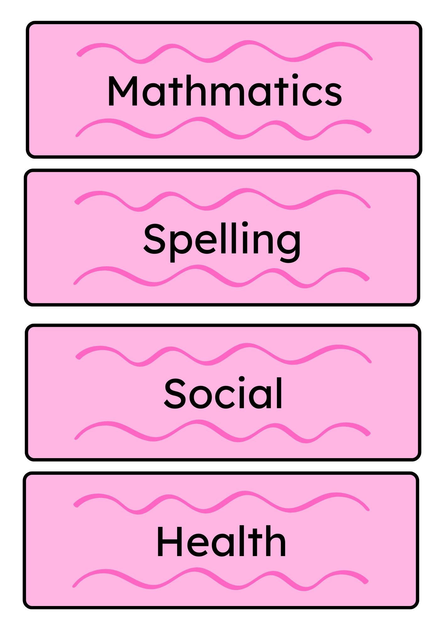 Pastel Subject Labels | Classroom Drawer & Book Tub Labels | Editable Teacher Organisation Labels