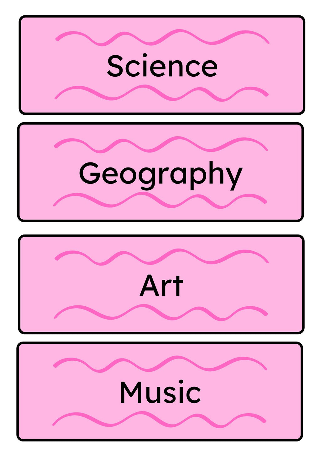 Pastel Subject Labels | Classroom Drawer & Book Tub Labels | Editable Teacher Organisation Labels