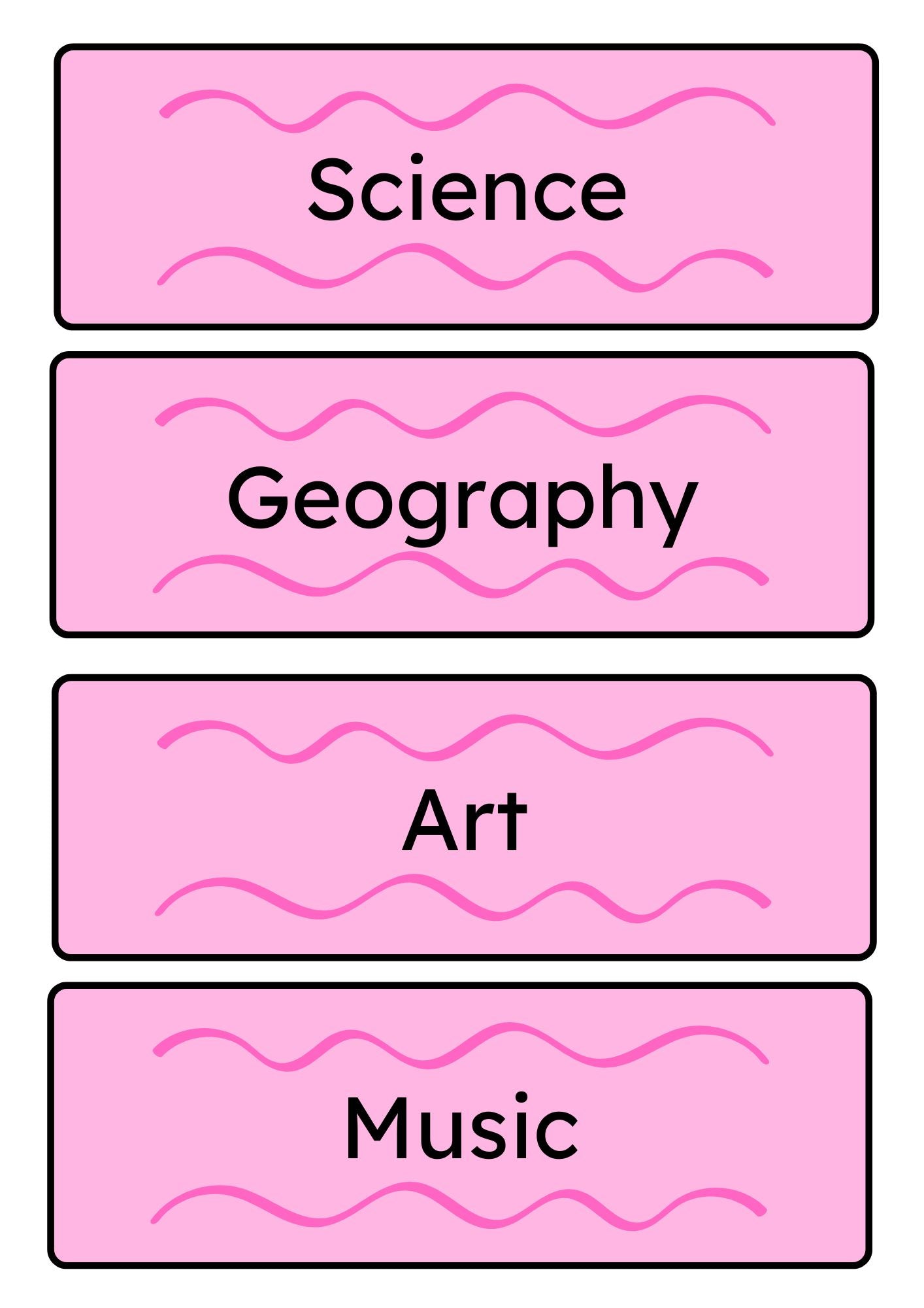 Pastel Subject Labels | Classroom Drawer & Book Tub Labels | Editable Teacher Organisation Labels