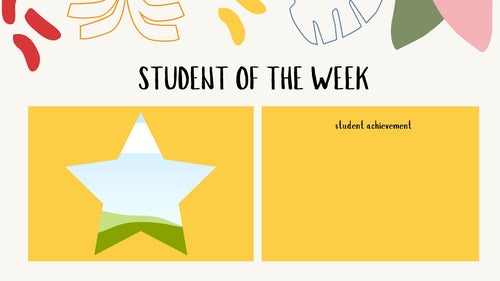 Classroom Display Templates Bundle | Student of the Week & Weekly Homework Posters