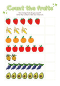 Count the Fruits Worksheet
