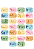 Alphabet Poster for Kids: A-Z Learning, Classroom Wall Art